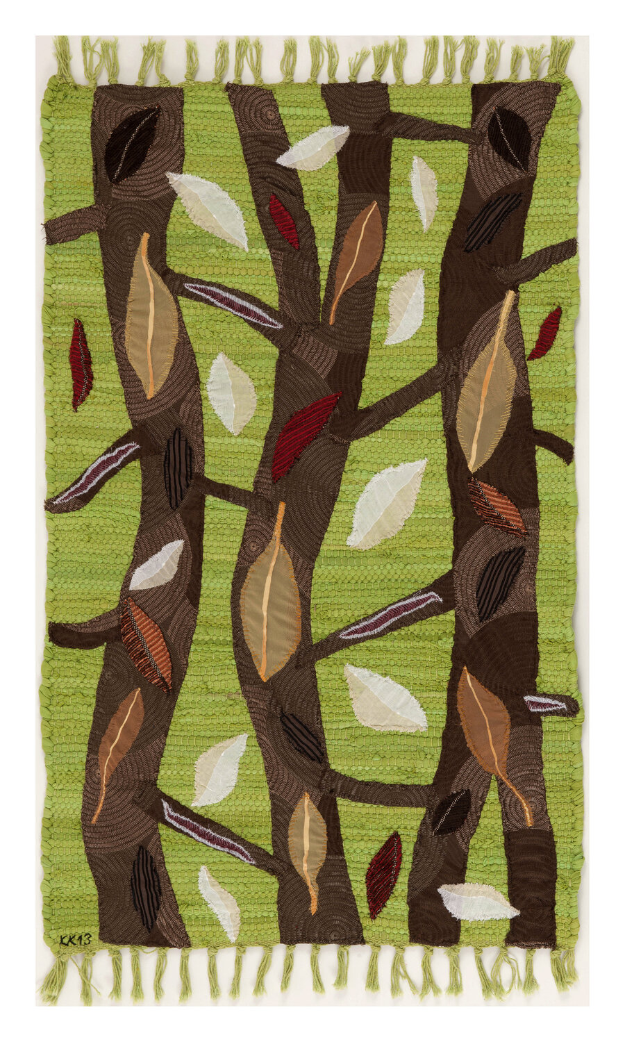 Herbst II, Assemblage, Urheberrecht Katharina Kretschmer Katharina Kretschmer Textil zu verkaufen