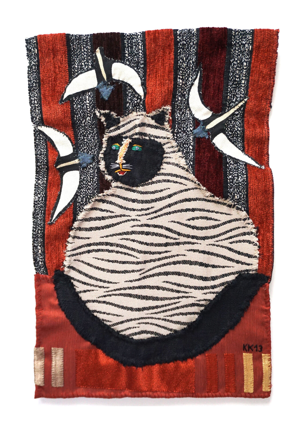 Behaglich, Applike, Urheberrecht Katharina Kretschmer Katharina Kretschmer Textil zu verkaufen