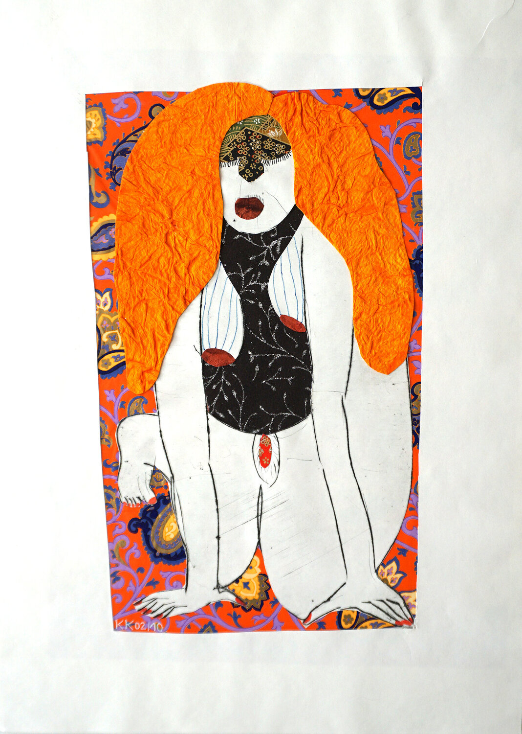 Kleine Lilith, Urheberrecht Katharina Kretschmer Katharina Kretschmer Werk auf Papier zu verkaufen