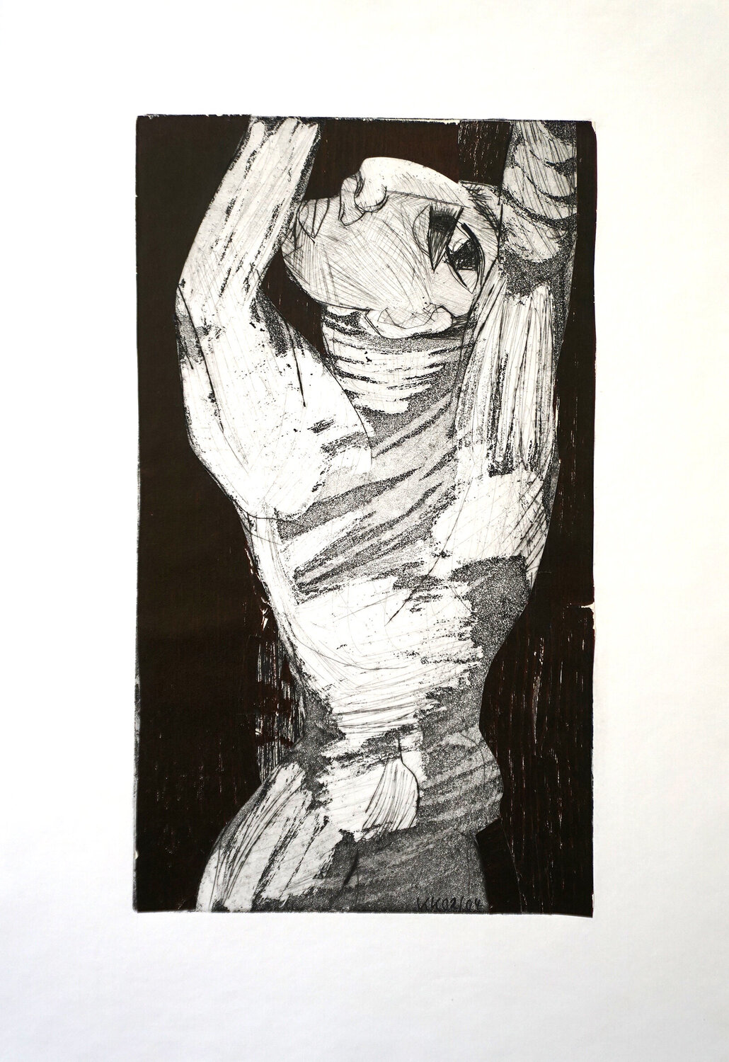 Prometheus, Urheberrecht Katharina Kretschmer Katharina Kretschmer Werk auf Papier zu verkaufen