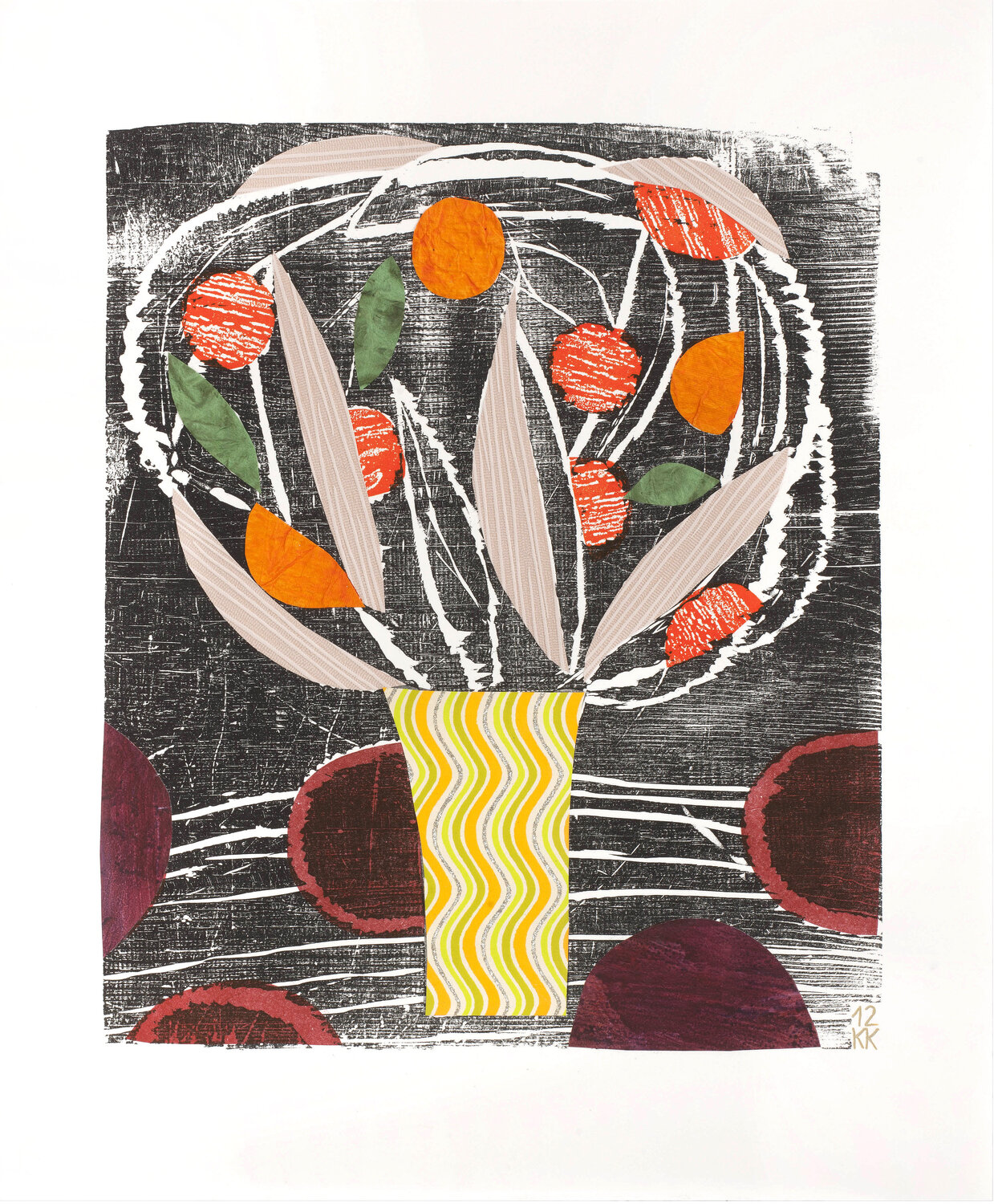 Herbst III, Urheberrecht Katharina Kretschmer Katharina Kretschmer Werk auf Papier zu verkaufen
