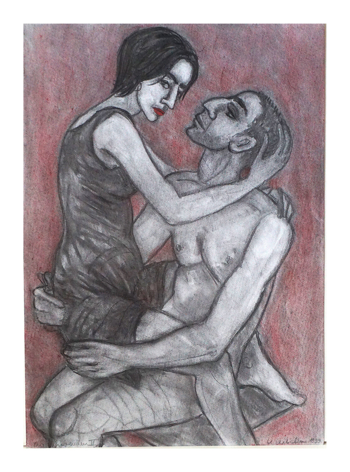 Die Liebenden II, Urheberrecht Katharina Kretschmer Katharina Kretschmer Peinture originale à vendre