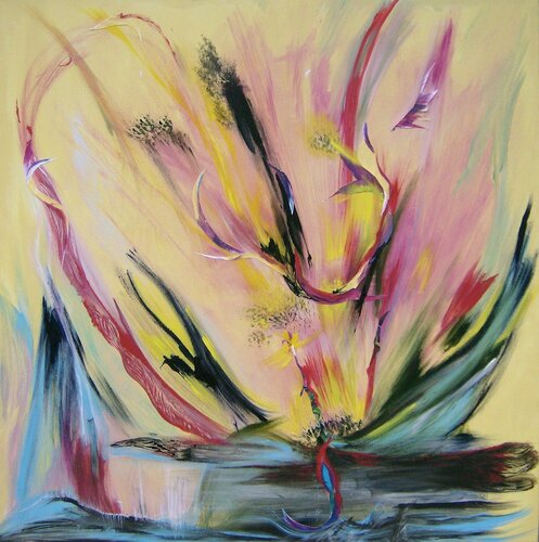 Carnival of Joy by Andree Amarica, Painting for Sale on Singulart