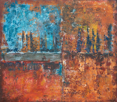 Dalla Finestra un Alterno Brusio par Daniele Guidi, Peinture en vente sur Singulart