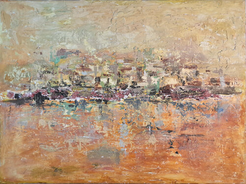 Quel Paese in Fondo a Destra par Daniele Guidi, Peinture en vente sur Singulart