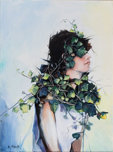 Blinde Göttin von Regina Fleck, Malerei kaufen auf Singulart