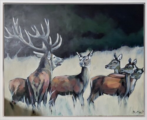 Wenn die Natur den Atem anhält von Regina Fleck, Malerei kaufen auf Singulart