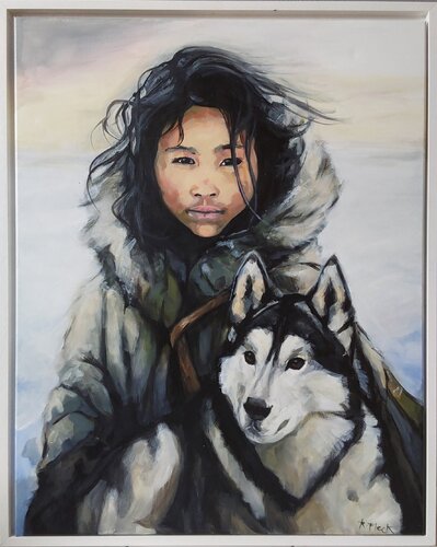 Winterseelen by Regina Fleck, Painting for Sale on Singulart