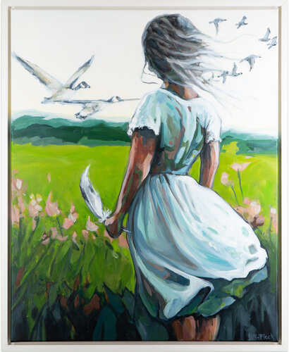 Ruf der Freiheit by Regina Fleck, Painting for Sale on Singulart