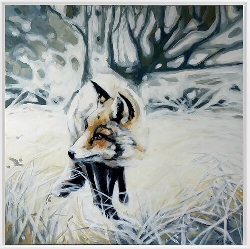 Im Atem des Winters von Regina Fleck, Malerei kaufen auf Singulart