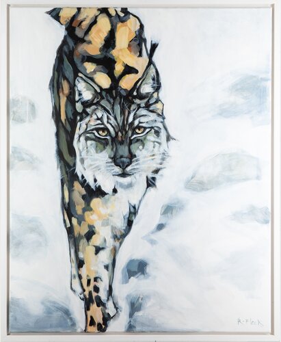 Schritt aus der Stille von Regina Fleck, Malerei kaufen auf Singulart