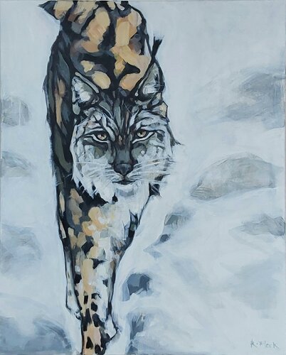 Schritt aus der Stille von Regina Fleck, Malerei kaufen auf Singulart