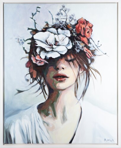 Wenn die Seele blüht by Regina Fleck, Painting for Sale on Singulart