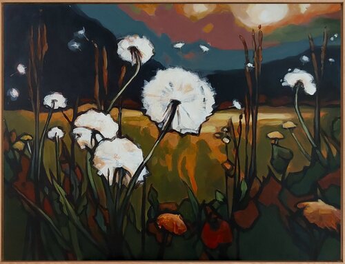 Vom Fortgehen der Dinge by Regina Fleck, Painting for Sale on Singulart