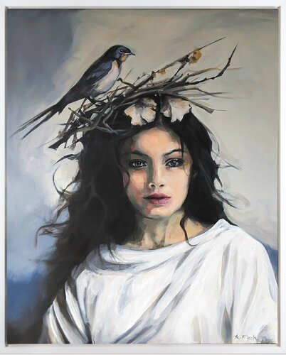 Wo Vertrauen wohnt by Regina Fleck, Painting for Sale on Singulart