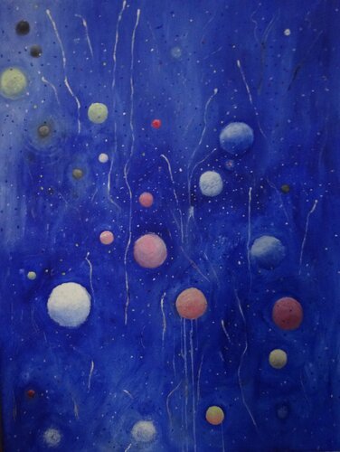 Constellation improvisée di Pascal Lassarre, Pittura in vendita su Singulart