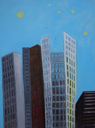 Construction - Déconstruction di Pascal Lassarre, Pittura in vendita su Singulart