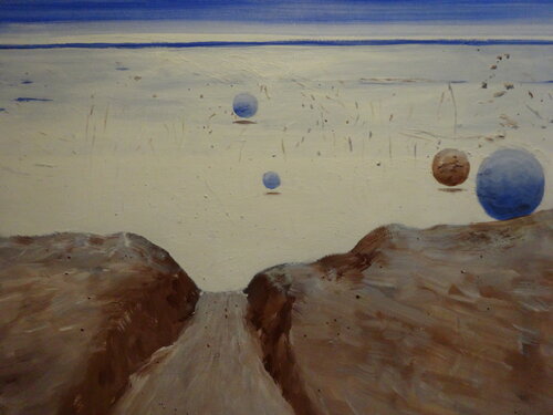 Etendue incertaine by Pascal Lassarre, Painting for Sale on Singulart