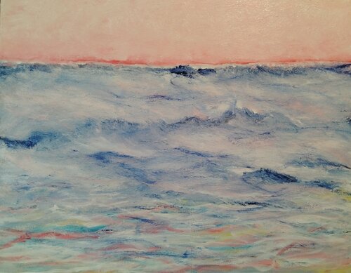 Une houle soudaine by Pascal Lassarre, 회화 for Sale on Singulart