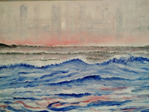 Là-bas ! Où sommes-nous? by Pascal Lassarre, 회화 for Sale on Singulart