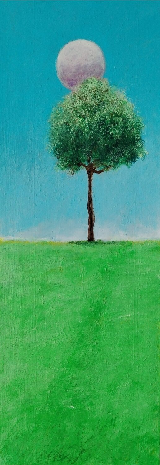 Non-lieu extérieur Pascal Lassarre Original painting for sale