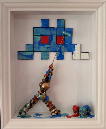 Pixel Art 01.09.25 van Bernard Saint Maxent, Schilderij te koop op Singulart