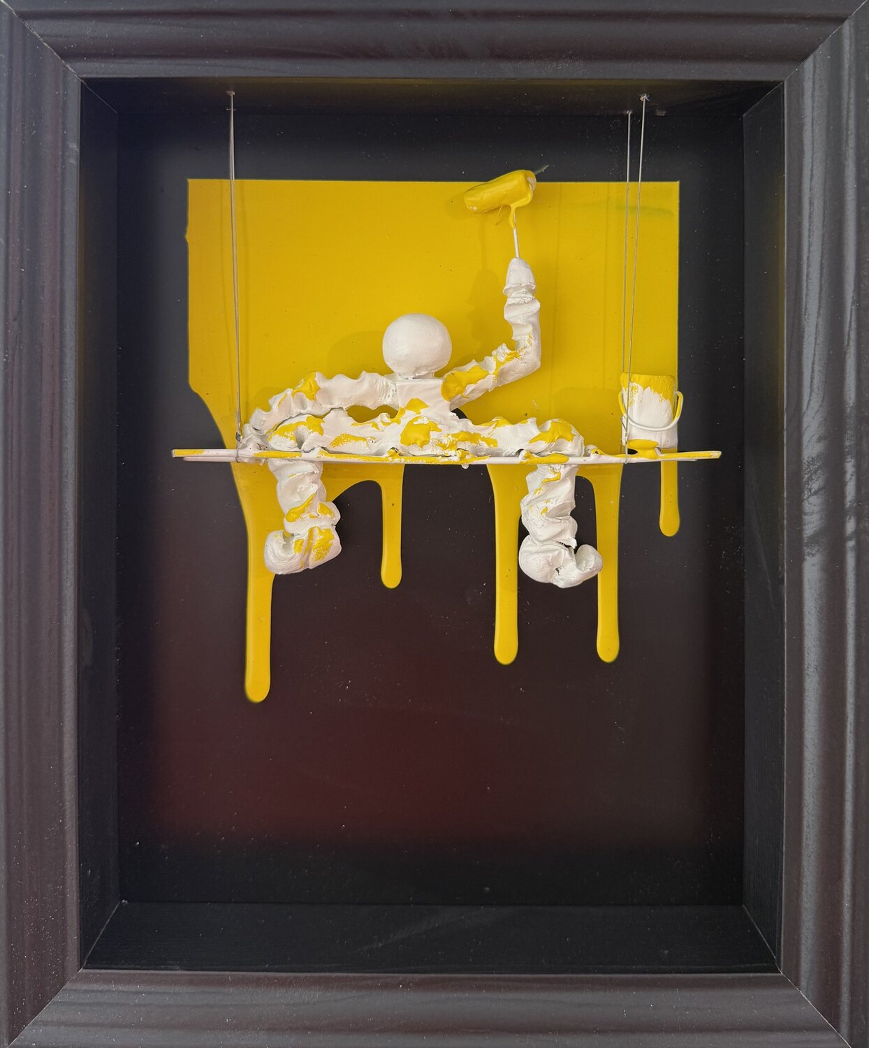 Echelle Jaune 01.09.25 Bernard Saint Maxent Origineel schilderij te koop