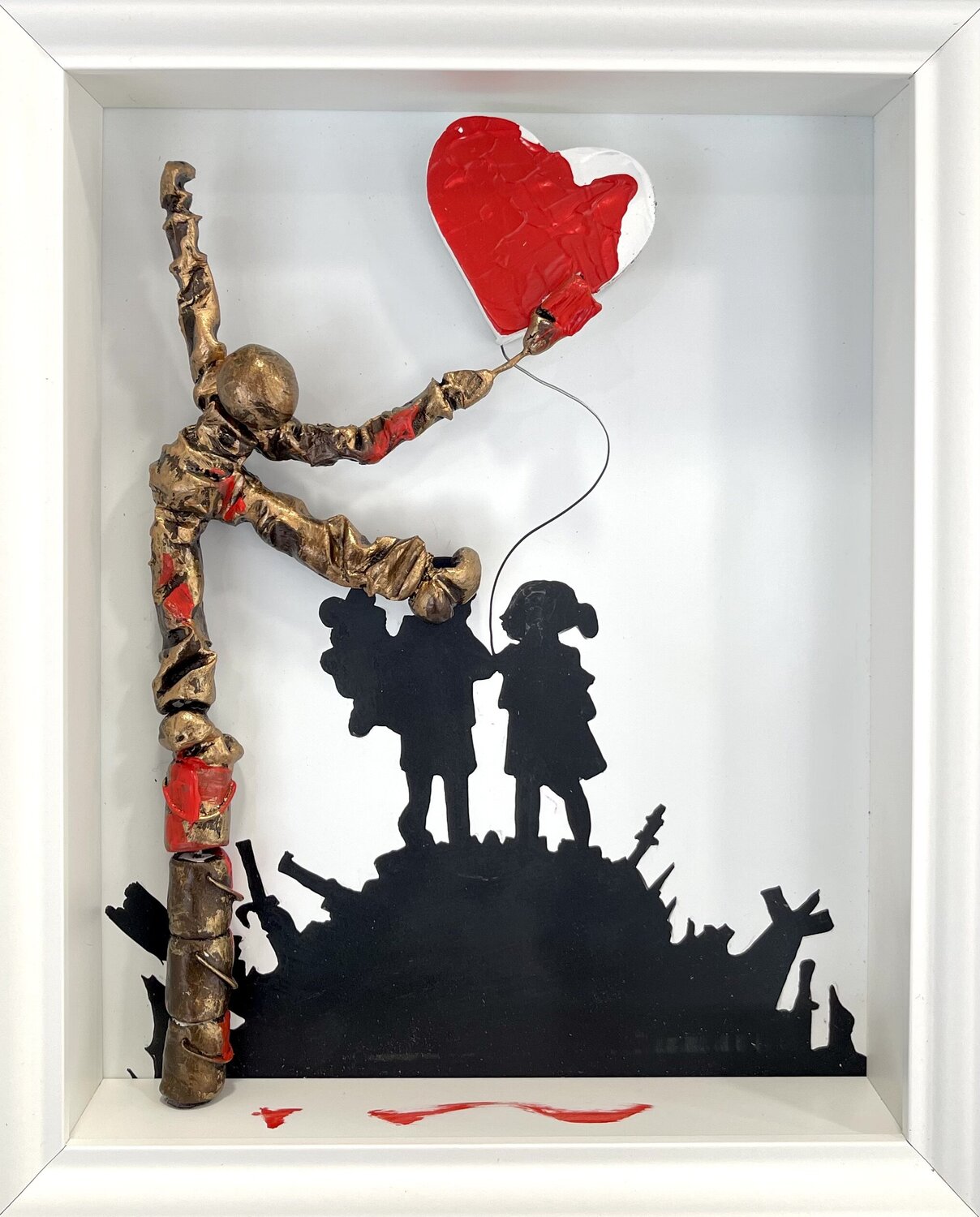 No War 01.09.25 Bernard Saint Maxent Origineel schilderij te koop