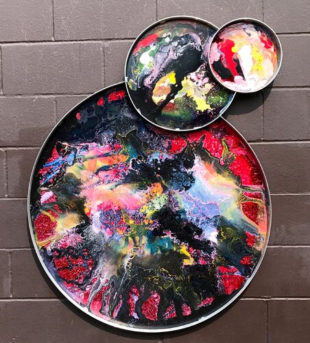 Mystery Cosmos 57 de douglas heine, Pintura a la venta en Singulart