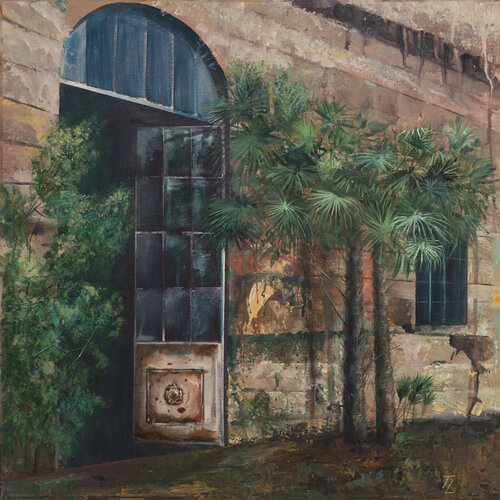 Old Orangery par Tatsiana Lintouskaya, Peinture en vente sur Singulart
