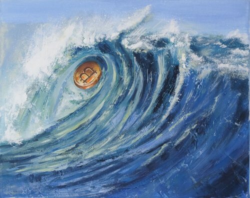 In the Swirl par Tatsiana Lintouskaya, Peinture en vente sur Singulart