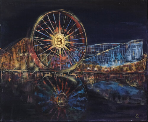 Wheel of Fortune par Tatsiana Lintouskaya, Peinture en vente sur Singulart