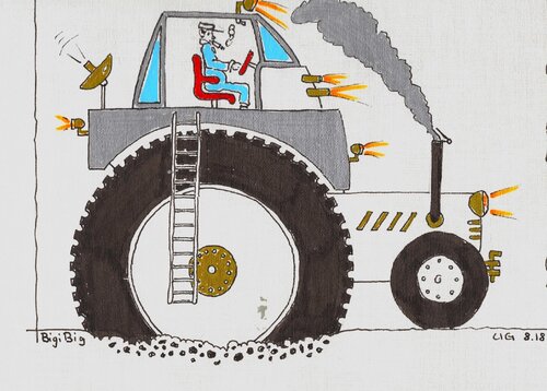 BigBig par Urs Grünenfelder, Œuvre sur papier en vente sur Singulart