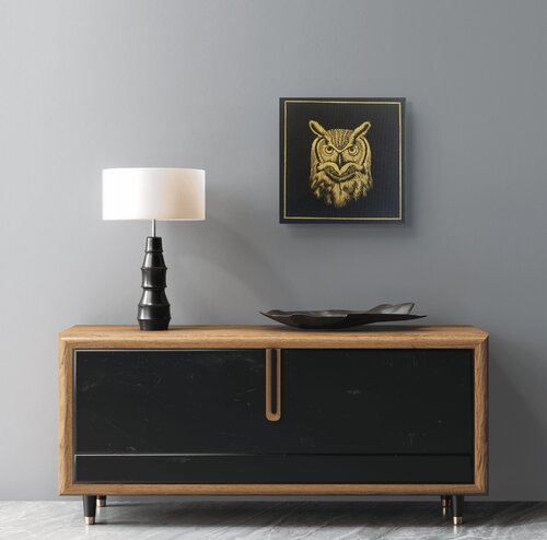 Krafttier Eule by Carina Kastenhuber, Painting for Sale on Singulart