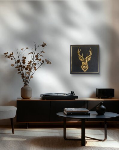 Krafttier Hirsch di Carina Kastenhuber, Pittura in vendita su Singulart