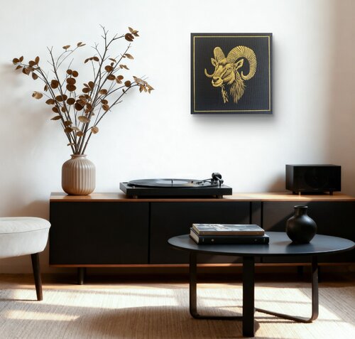 Krafttier Steinbock de Carina Kastenhuber, Pintura a la venta en Singulart