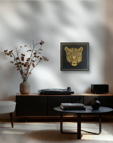 Krafttier Leopard di Carina Kastenhuber, Pittura in vendita su Singulart