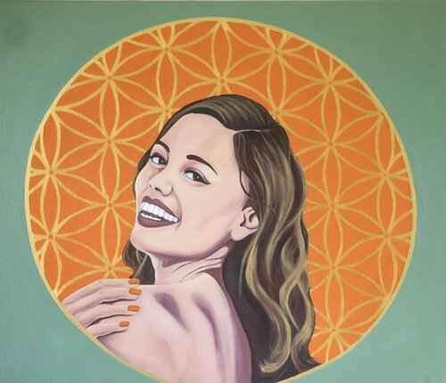 Ich bin vollkommen richtig, genau so wie ich bin“ by Carina Kastenhuber, Painting for Sale on Singulart