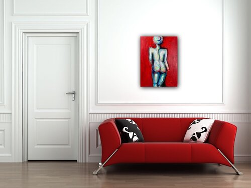The Power of Femininity par Carina Kastenhuber, Peinture en vente sur Singulart