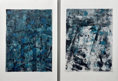 Nr. 33 + 34 by Kristina Lembke, 紙面作品 for Sale on Singulart