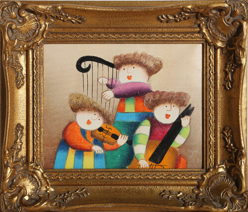 String Trio van Joyce Roybal, Schilderij te koop op Singulart