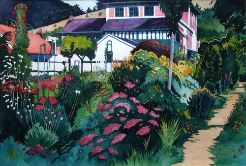 Garden Fantasy par Jon Carsman, Peinture en vente sur Singulart