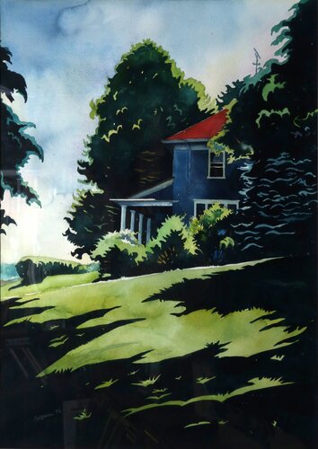 Blue Waves by Jon Carsman, Painting for Sale on Singulart