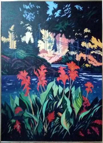 Garden Flickerings by Jon Carsman, Painting for Sale on Singulart