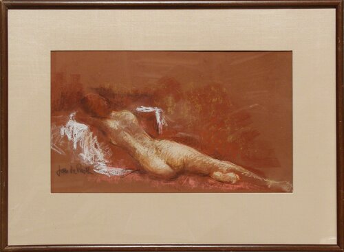 Sleeping Woman II by Jan De Ruth, Work on Paper for Sale on Singulart