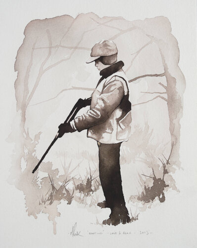 'HUNTING' von Michael Peck, Werk auf Papier kaufen auf Singulart