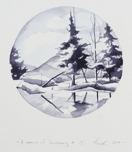 'A Notion of Sanctuary #15' by Michael Peck, Work on Paper for Sale on Singulart