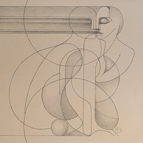 Graphics 23. Loud Silence par Tetiana Gryshchenko, Dessin en vente sur Singulart