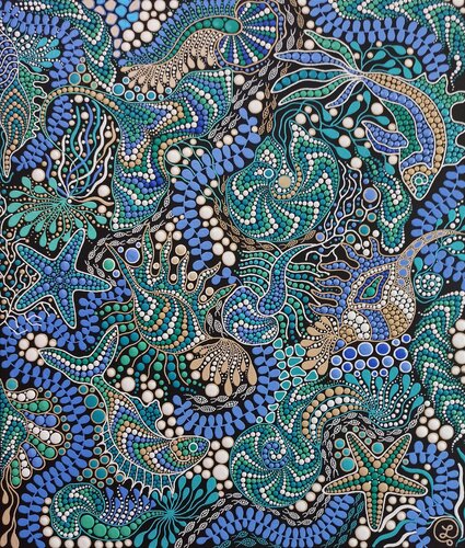 Tribute to the Ocean van Oxana Lazari, Schilderij te koop op Singulart