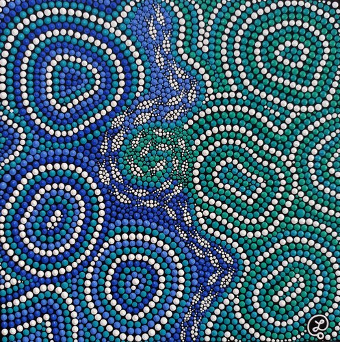 Waves di Oxana Lazari, Pittura in vendita su Singulart